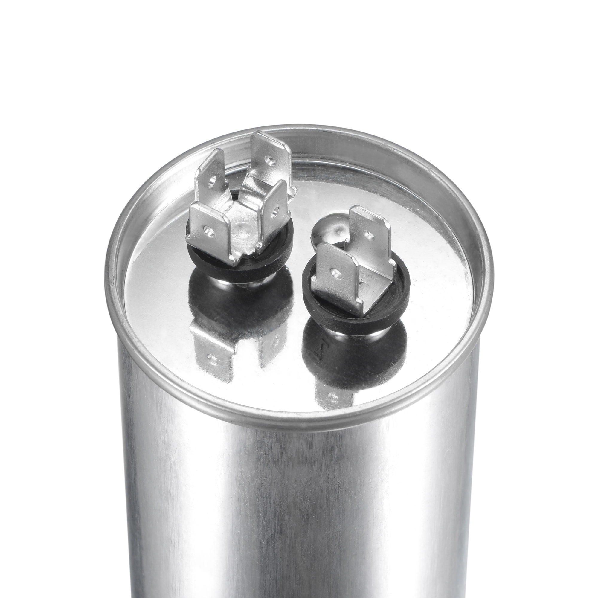 Uxcell 25uF 450V AC Aluminum Case with Terminal Round CBB65 Run Capacitor 2 Pack