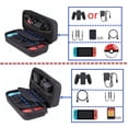 thumbnail image 3 of Estuche de transporte para consola de juegos para NS OLED con ranura para tarjeta Caja de bolsa de almacenamiento de viaje, 3 of 9