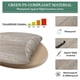 thumbnail image 3 of YEXJA Rustic Nesting Coffee Table with Round Wooden Tabletop & Sturdy Metal Base,Gray, 3 of 12