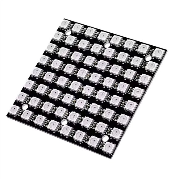 3X WS2812 LED 5050 RGB 8x8 LED Matrix WS2812B 8x8 64-Bit Full Color 5050 RGB LED Lamp Panel Light