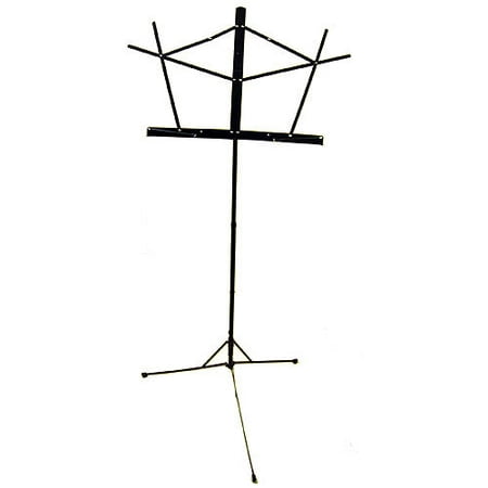 On Stage Folding Music Stand, Black