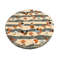 thumbnail image 2 of Lsque Funny Chicken Round Bar chair cushion covers Velvet Fabric Premium Comfort Protects from Scratches and Stains for 14-17 Inch Chair- 13 inch, 2 of 7