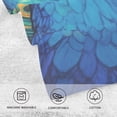 thumbnail image 6 of Coolnut Hand Towels Set - Peacocks Displaying Feathers Print for Bathroom Kitchen Travel 16×28 in/2 Pcs, Cotton Bath Towels Lightweight Quickdry for Bathroom Ktichen Travel SPA Gym, 6 of 6