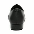 thumbnail image 3 of Men's Ballroom Dance Shoes Black Leather Sole Tango Salsa Latin Character Shoe, Black 8.5 M US, 3 of 7