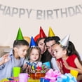 thumbnail image 4 of Juego de 1 Uds. de tarjetas de papel doradas Injueey cartel de feliz cumpleaños 16,4 pies, 4 of 6