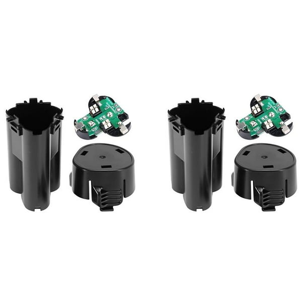 2X Caja de Plástico para Batería de Taladro Eléctrico BL1013 Placa de Circuito PCB para 12V 10,8 V Batería de Iones de Litio BL1013 BL1014