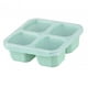 thumbnail image 4 of Bento Snack Box Contenedor de alimentos dividido Contenedor de alimentos reutilizable Contenedores de alimentos de 4 compartimentos para ensaladas de verde, 4 of 9