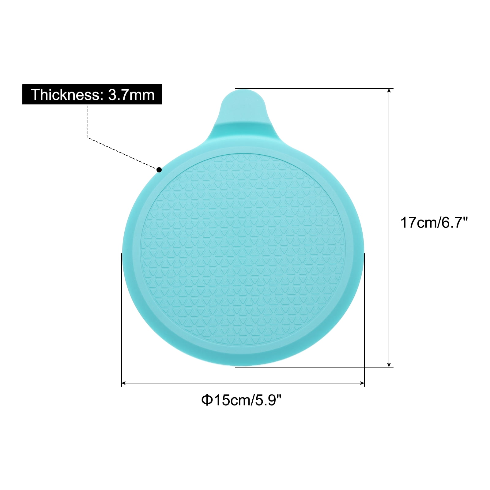 Unique Bargains Silicone Tub Stopper Kitchen Bathtub Drain Cover Plug 5.9" Green 1Pcs