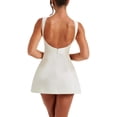 thumbnail image 5 of HJYCHN Elegant Women Corset Graduation Short Dress Flowy Comfortable Fashion White Attire for Casual Wear White S, 5 of 9