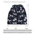 thumbnail image 3 of Honeii Lilies Flowers Print Winter Beanie Daily Hat - Thermal Polar Fleece Ski Running Hat Skull Cap for Men and Women,Beanie, 3 of 8