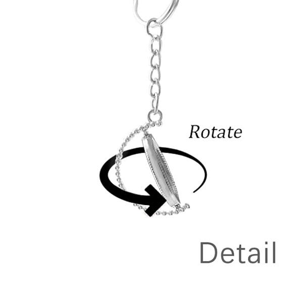 london bus big ben uk watercolor rotatable keyholder disc