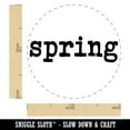 thumbnail image 2 of Spring Fun Text Self-Inking Rubber Stamp Ink Stamper - Brown Ink - Medium 1 Inch, 2 of 7
