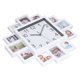 thumbnail image 2 of Reloj de pared con marco de fotos blanco personalizado - Decoración del hogar DIY, 2 of 10