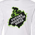thumbnail image 4 of Inktastic Mountain Biking Future Mountain Biker Long Sleeve Youth T-Shirt, 4 of 5