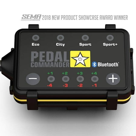 Pedal Commander Throttle Response Controller PC31 Bluetooth for Jeep Wrangler JK 2007-2018 (Fits All Trim Levels; Unlimited, Sport, Sahara,