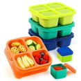 thumbnail image 1 of Envases para bocadillos Caperci, paquete de 4 cajas de bocadillos Bento, 1 of 7