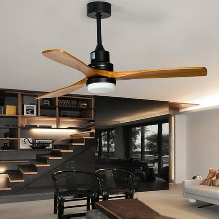 

14 Karat Home 52 Lang 3-Blade LED Ceiling Fan with Remote Control Camel