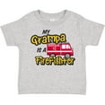 thumbnail image 3 of Inktastic My Grampa is a Firefighter with Fire Truck Boys or Girls Toddler T-Shirt, 3 of 5