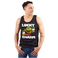 thumbnail image 3 of PACMAN Saint Paddys Lucky Charm Tank Top T Shirts Men Women Brisco Brands S, 3 of 5