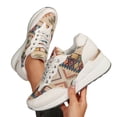 thumbnail image 1 of Zapatillas deportivas informales de moda para mujer, antideslizantes, cómodas y transpirables, bonitas zapatillas de verano para caminar con cremallera lateral y cordones, 1 of 7