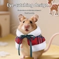 thumbnail image 2 of Billuyoard Capa de poliéster adorable para hámster. Prenda cómoda y práctica para mascotas pequeñas. Capa navideña festiva para mascotas Aseo de mascotas raya, 2 of 6