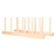 thumbnail image 3 of Escurridor de platos de madera, escurridor de platos de bambú, ligero, diseño aerodinámico, 3 of 12