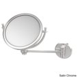 thumbnail image 3 of 8-in Wall Mounted Make-Up Mirror 2X Magnification in Satin Chrome, 3 of 5