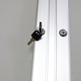 thumbnail image 4 of Ghent's Vinyl 36" x 60" 2 Door Enclosed Bulletin Board in Silver, 4 of 8