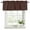 Mocha Brown, variant on 2 Pack Valances for Window, Brown Pure Color Short Curtains for Kitchen Bedroom Living Room, Aesthetics Contemporary Luxury Rod Pocket Small Window Treatment Valance Drapes 42 x 12 Inch