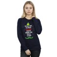 thumbnail image 2 of Elf Chandail en Molleton Texte de Cheerleading de Noël pour Femmes, 2 of 7