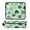 Various Patterns Shamrocks, variant on Hair Tool Organizer Bag with Heat Resistant Mat Removable Travel Storage Case for Hot Air Brushes Curling Irons Mushrooms and Glittering Stars