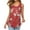 Red, variant on LAVA Women's Plus Size Floral Tank Top Crew Neck Summer Tops Blouse (Red, 2XL)