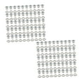 thumbnail image 4 of Abbraccia 100 Pieces Eyelet Grommet Tool Round Shape Eyelet Button Heavy Duty Tiny Grommet for Scrapbooking Clothing Curtains Jeans white, 4 of 10