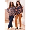 thumbnail image 5 of Roaman's Women's Plus Size Printed 2 Piece Tank And Cardigan Set, 5 of 6