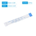 thumbnail image 2 of Unique Bargains FFC Ribbon Flat Flexible Cable 16 Pin 0.5mm 60mm (B Type) for LCD Laptop 20 Pack, 2 of 5