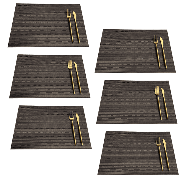 Manteles individuales rectangulares para mesa de cocina y comedor,Mantel individual resistente al calor y lavable en superficie