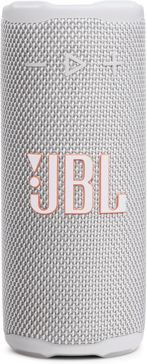 Open Box JBL Grip - Compact Bluetooth speaker with bold JBL Pro Sound and ambient light - White