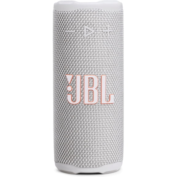Open Box JBL Grip - Compact Bluetooth speaker with bold JBL Pro Sound and ambient light - White