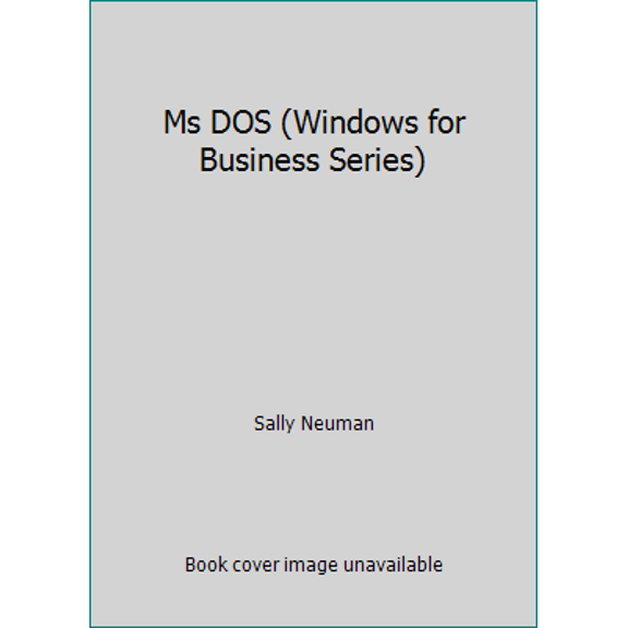 Pre-Owned Ms DOS (Windows for Business Series), 9781565292796, 1565292790, Paperback,