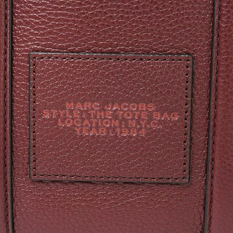 Marc Jacobs Women's Leather Zipper Tote Bag, Cherry Marc Jacobs Women's Leather Zipper Tote Bag, Cherry