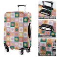 thumbnail image 5 of Colorful Daisy Flower Checkered Pattern Luggage Cover Fashion Suitcase Cover Baggage Covers Fit 25-28 Inch Luggage (Go Travel), 5 of 5