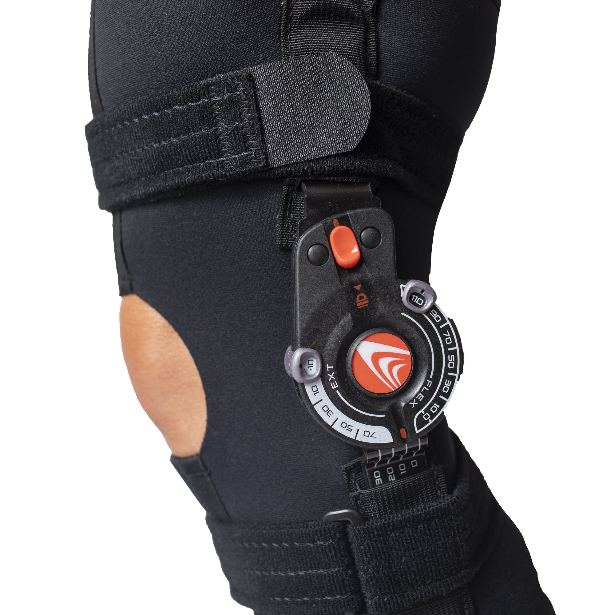 Breg Recover Knee Brace, Short, Neoprene, Open Back, Wraparound (Large)