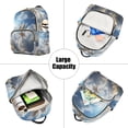 thumbnail image 5 of Horse Wings Clouds Sky Travel Laptop Backpack Casual Daypack Lightweight Bookbag Compartment for Business, 5 of 7