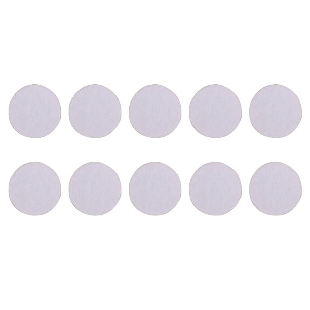 Qarigey 20 piezas de almohadilla de tela redonda DIY artesanía hecha a mano parche básico Color sólido Manual ropa accesorios de joyería Ropa, zapatos y accesorios Miscelánea Blanco 2.5 cm Qarigey AP015634-07