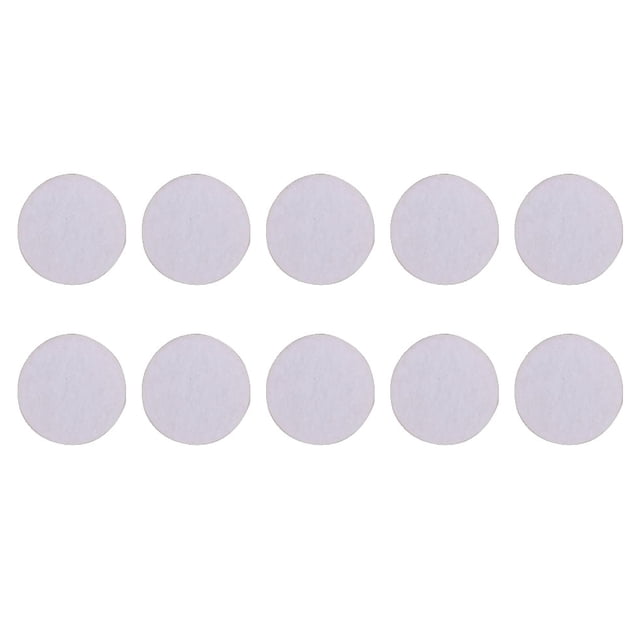 Qarigey 20 piezas de almohadilla de tela redonda DIY artesanía hecha a mano parche básico Color sólido Manual ropa accesorios de joyería Ropa, zapatos y accesorios Miscelánea Blanco 2.5 cm Qarigey AP015634-07