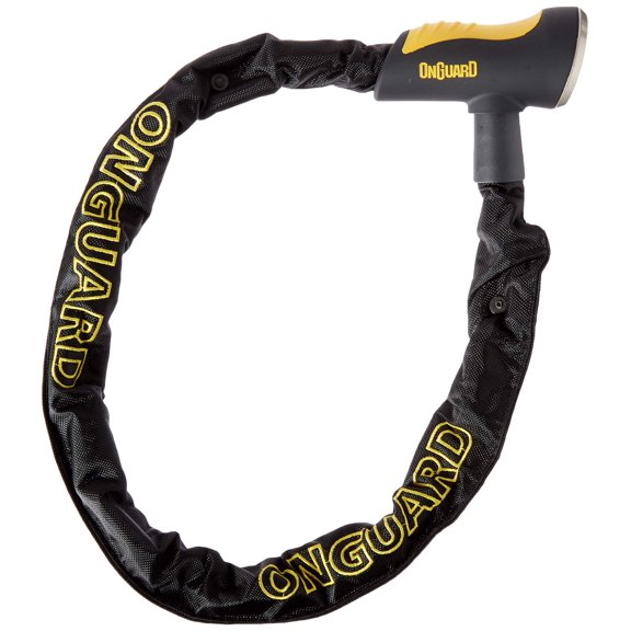 Onguard Key Chain Lock 8mm 2`3`/68.58cm Titanium Reinforced Rubber Cover