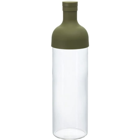 

Filter-In Cold Brew Tea Bottle Cold Brew Tea Maker 750mL Olive Green