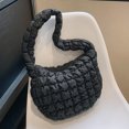 thumbnail image 4 of Bolso bandolera para mujer Bolso en la nube Gran capacidad Viaje Camping (Negro), 4 of 8
