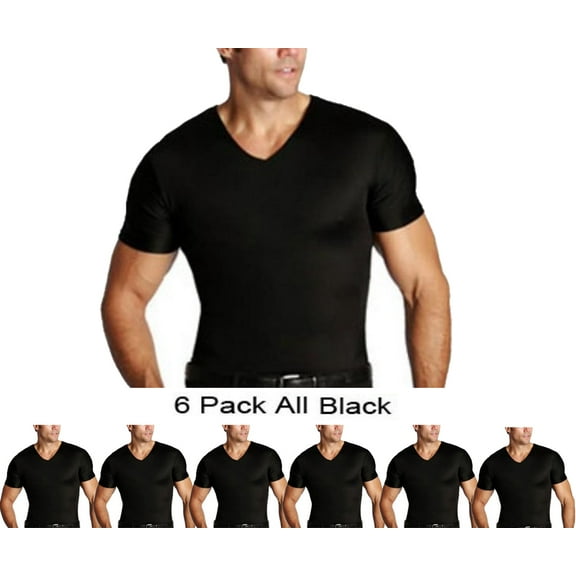 6-Pack Insta Slim Compression V-Necks VS0006