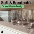 thumbnail image 5 of GORILLA GRIP Drawer Shelf Liner, Non-Adhesive Liners for Kitchen Pantry Cabinets, Easy Install, 12"x10', Beige, 5 of 10